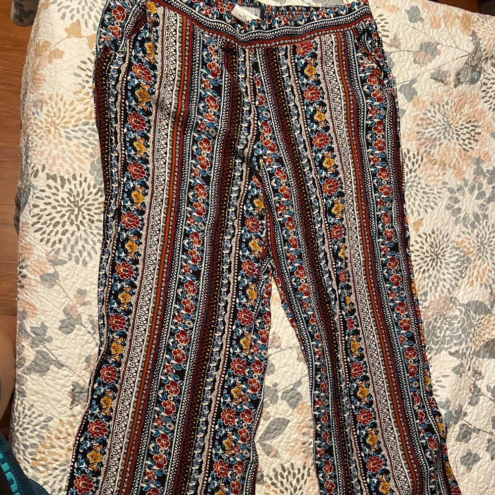 Floral Flowy Pants